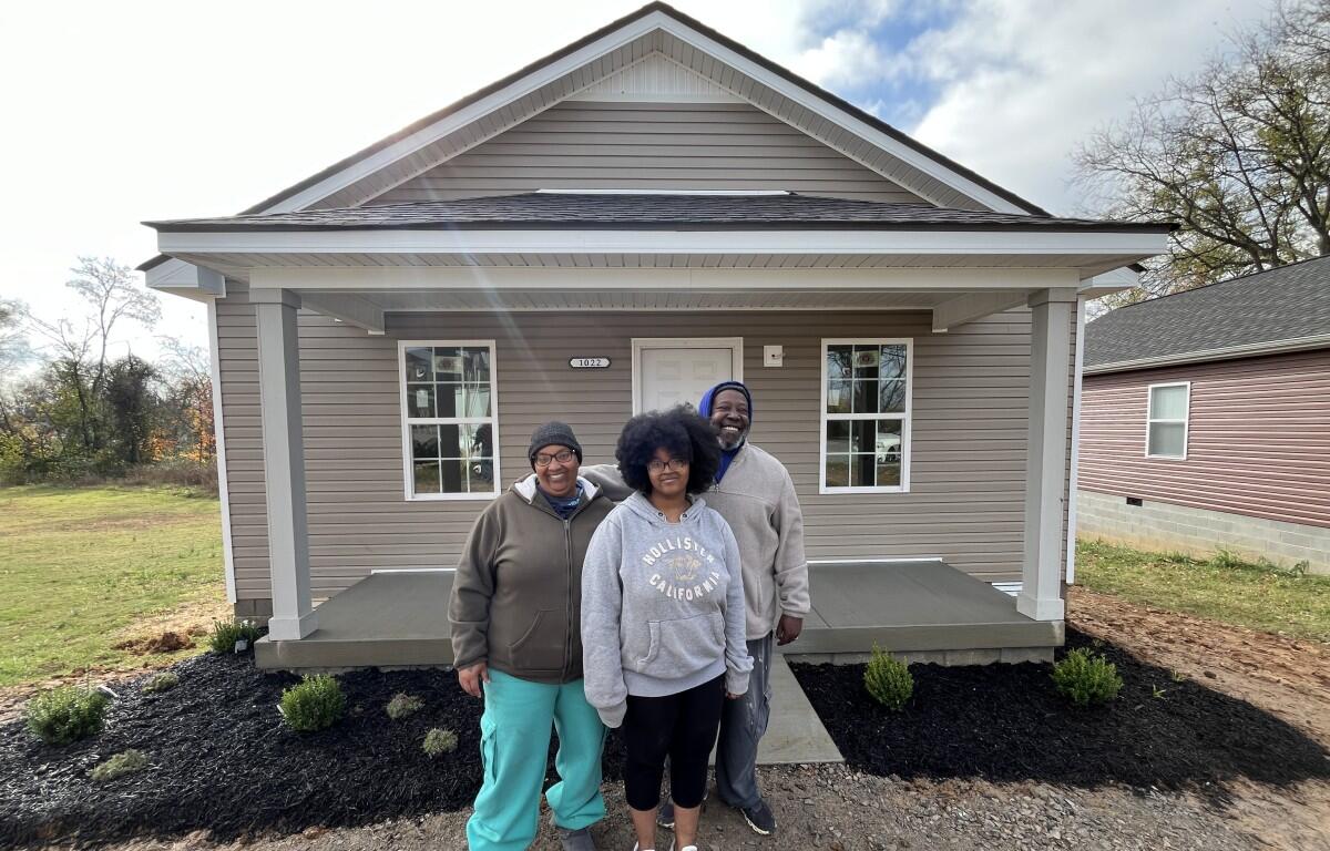 MW/MB donated the roofing tiles for this Habitat for Humanity home in Clarksville. (Contributed)