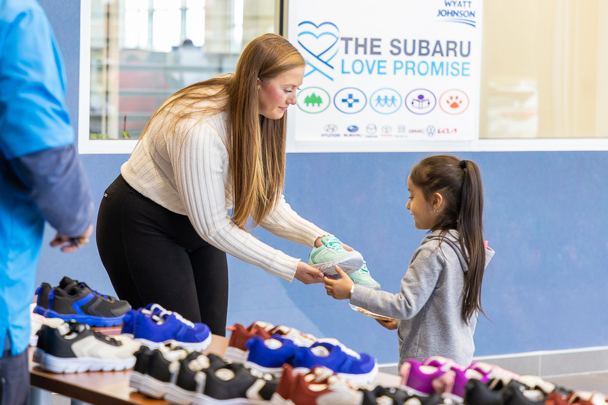 Wyatt Johnson Subaru helps over 200 kids with Operation Warm shoe giveaway | PHOTOS Wyatt Johnson Subaru helps over 200 kids with Operation Warm shoe giveaway | PHOTOS
