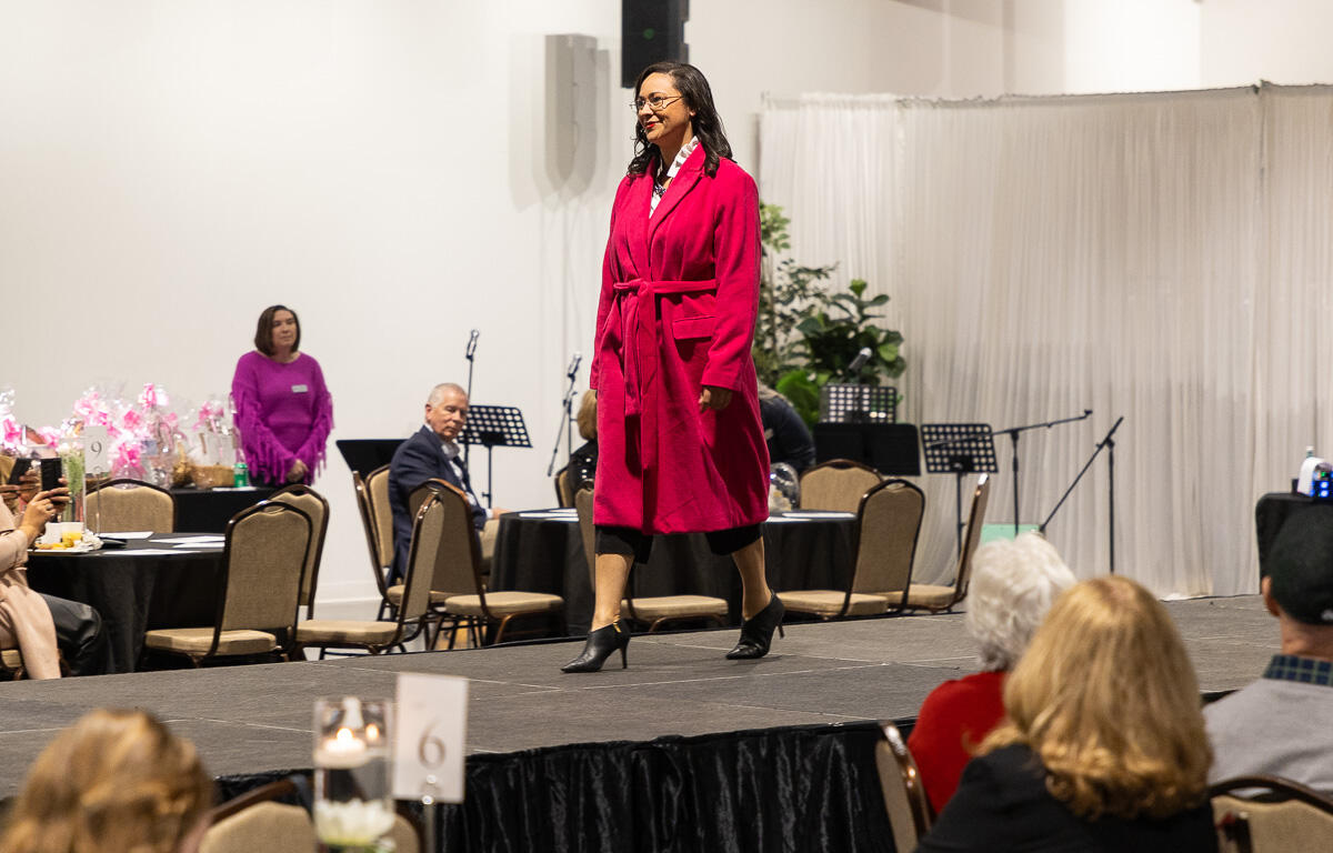 Bella's Closet Fashion Fundraiser at the Emerald Event Center on February 8, 2025. (Wesley Irvin)