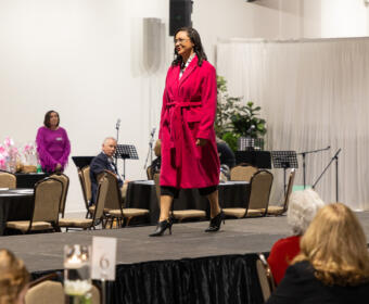 Bella's Closet Fashion Fundraiser at the Emerald Event Center on February 8, 2025. (Wesley Irvin)