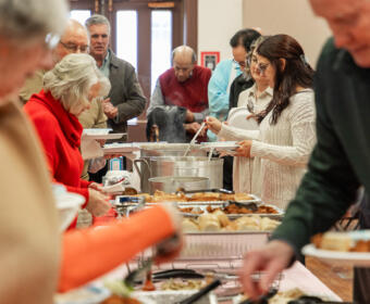 Empty Bowls event kicks off at First Presbyterian Church on February 9, 2025. (Wesley Irvin)