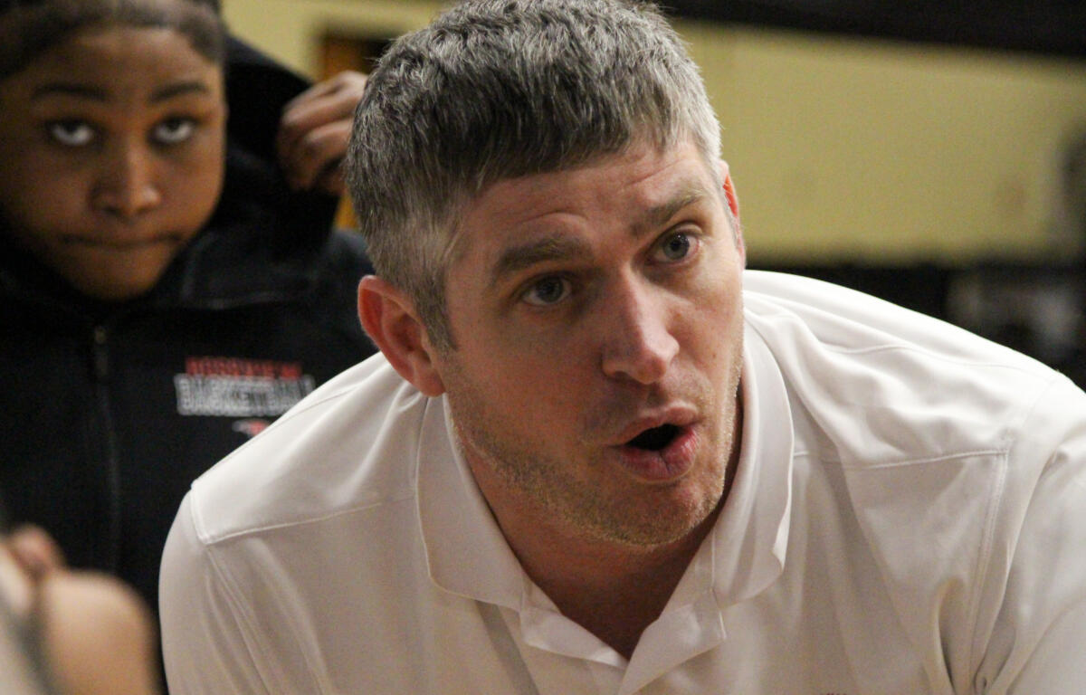 Rossview High School girls basketball head coach Clayton Head on Feb. 26, 2025. (Knox Rives)