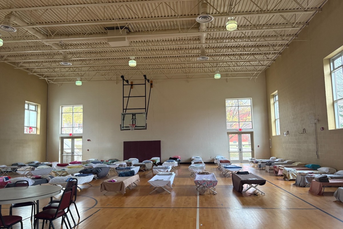 The Clarksville Area Urban Ministries emergency warming shelter at Madison Street United Methodist Church on Feb. 6, 2025. (Deborah Ashcraft contributed)
