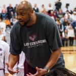 Former NBA player Trenton Hassell coaches the girls' basketball team at Clarksville Christian School.