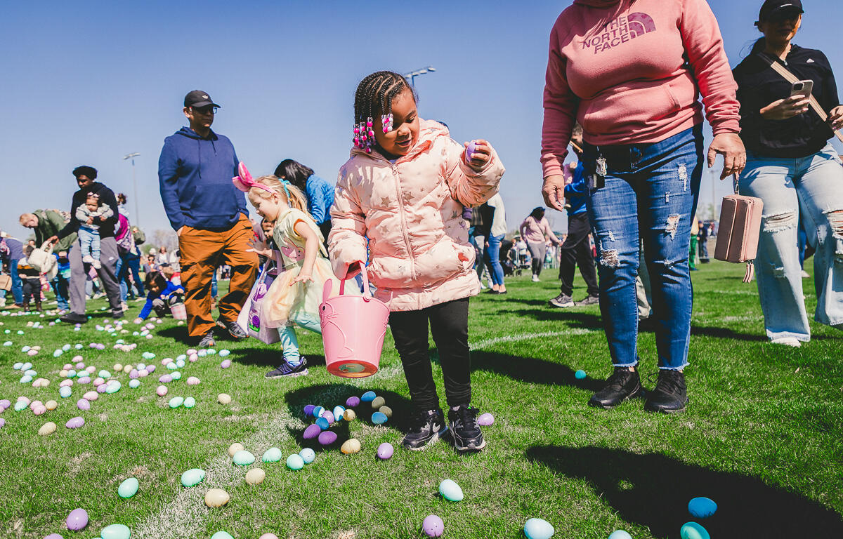 Easter Egg Hunt at Civitan Park on April 12, 2025. (Wesley Irvin)