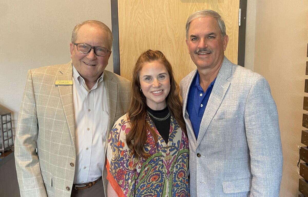 From the left, Frank Lott, Channing Grimes and Charlie Koon.