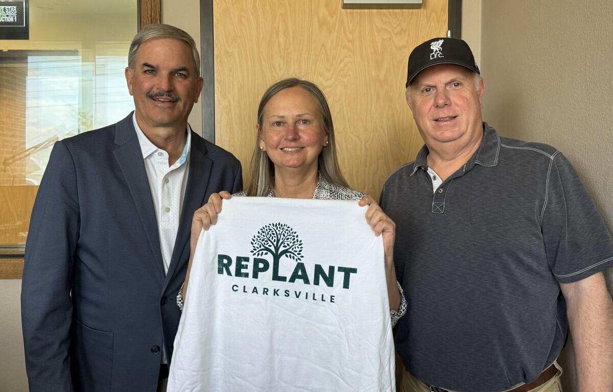 From the left, Charlie Koon, Michelle Rogers and Jeff Robinson.