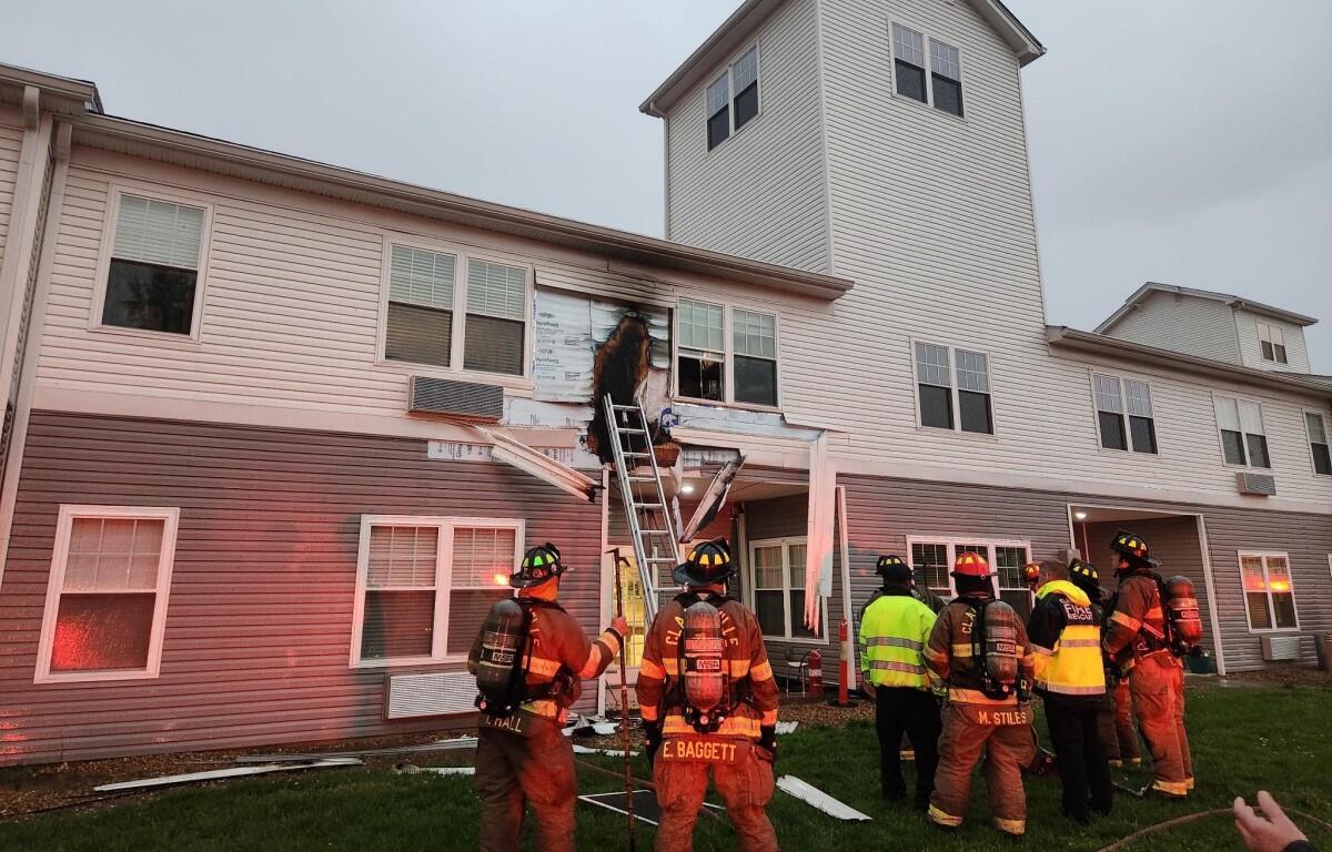 A lightning strike caused a fire at Fieldstone Assisted Living on May 12, 2025. (Clarksville Fire Rescue, contributed)