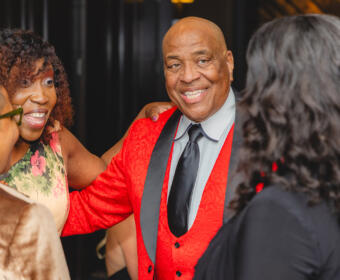 Lorneth Peters and Darwin Eldridge at the 41st Austin Peay State University Candlelight Ball at the Renaissance Nashville Hotel on May 3, 2025. (Wesley Irvin)