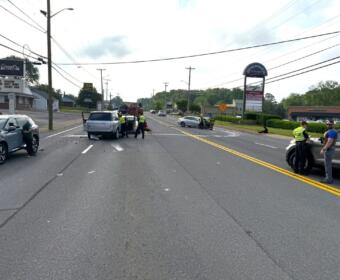 Five vehicles crashed on Madison Street on May 2, 2025. (CPD, contributed)