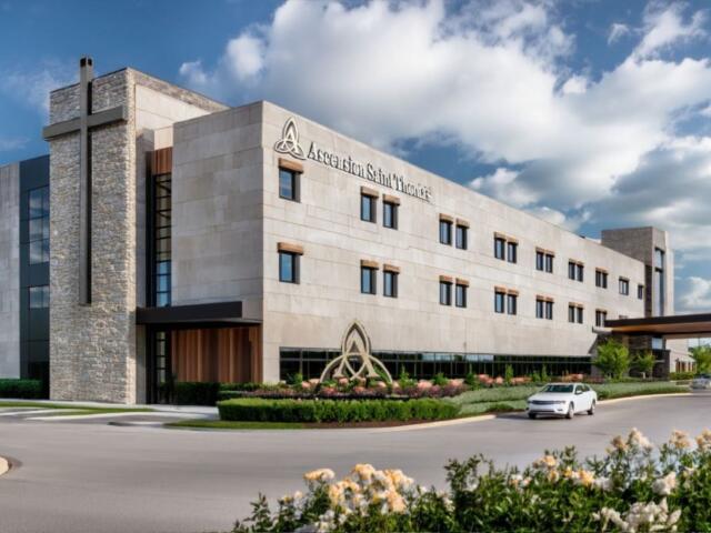The planned Ascension Saint Thomas Hospital in Clarksville, May 15, 2025. (Contributed, Ascension St. Thomas)