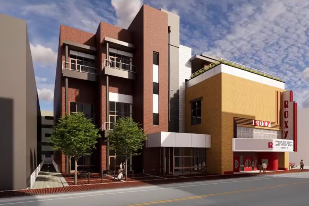 Rendering of the Performing Arts Center by Lyle-Cook Martin Architects, from Common Design Review Board on May 19, 2025. (Contributed, Regional Planning Commission)