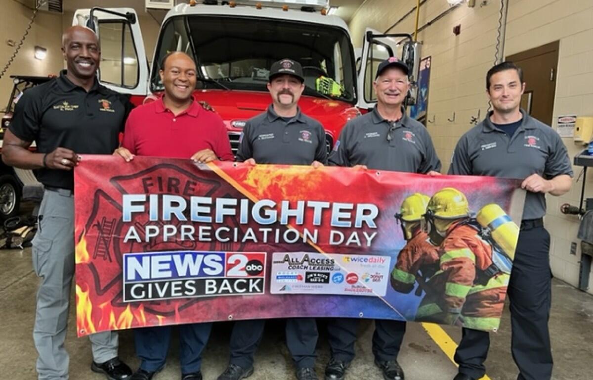 WKRN visits Clarksville Fire Rescue stations on Firefighter Appreciation Day, May 2, 2025. (WKRN, contributed)