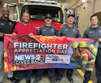 WKRN visits Clarksville Fire Rescue stations on Firefighter Appreciation Day, May 2, 2025. (WKRN, contributed)