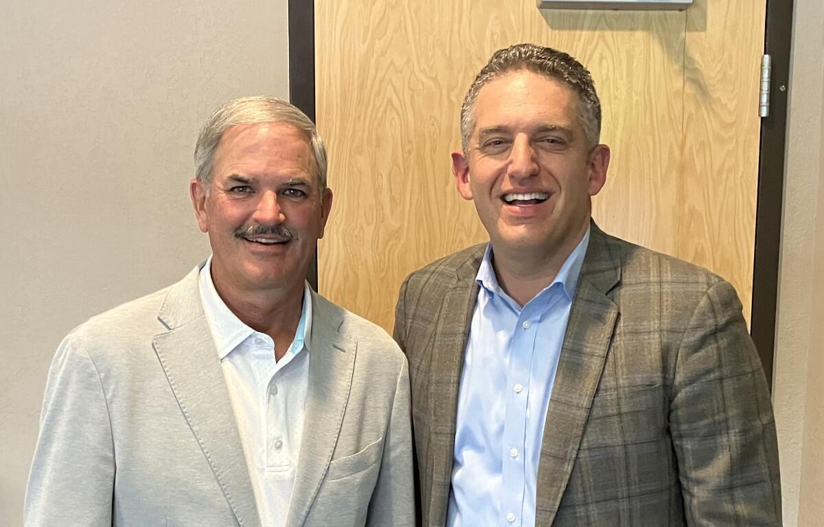 Charlie Koon, left, and David Whelan with TriStar Health.