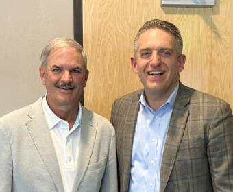 Charlie Koon, left, and David Whelan with TriStar Health.