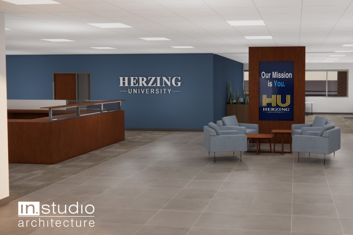 Design plans for Herzing University's Clarksville campus by In Studio Architecture. (Contributed)