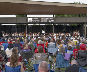 The Nashville Symphony Orchestra Free Concert at the Downtown Commons. June 5, 2025 (Jeff Danault)