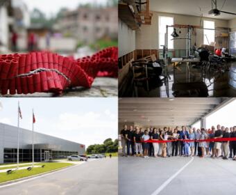 Clockwise from the top left, fireworks rules, FEMA flooding relief, parking garage opens and Kewpie plant tour.
