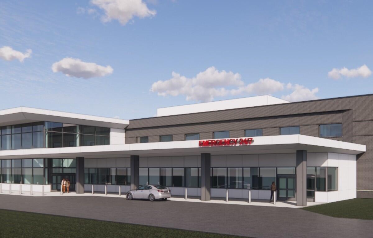 Plans for the Tennova Healthcare-Clarksville satellite hospital at Exit 11 of Interstate 24. (Tennova, contributed)