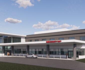 Plans for the Tennova Healthcare-Clarksville satellite hospital at Exit 11 of Interstate 24. (Tennova, contributed)