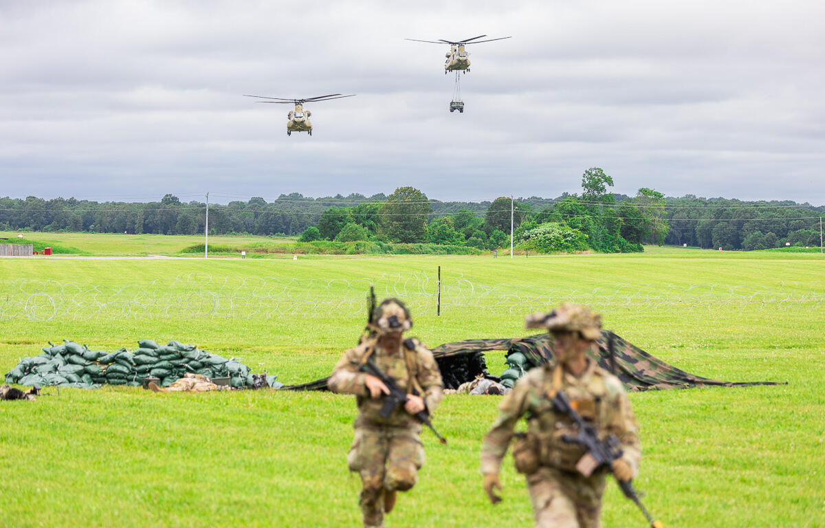 Week of The Eagles Air Assault Demonstration at Ft. Campbell on June 14, 2025. (Wesley Irvin)