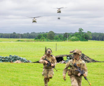 Week of The Eagles Air Assault Demonstration at Ft. Campbell on June 14, 2025. (Wesley Irvin)