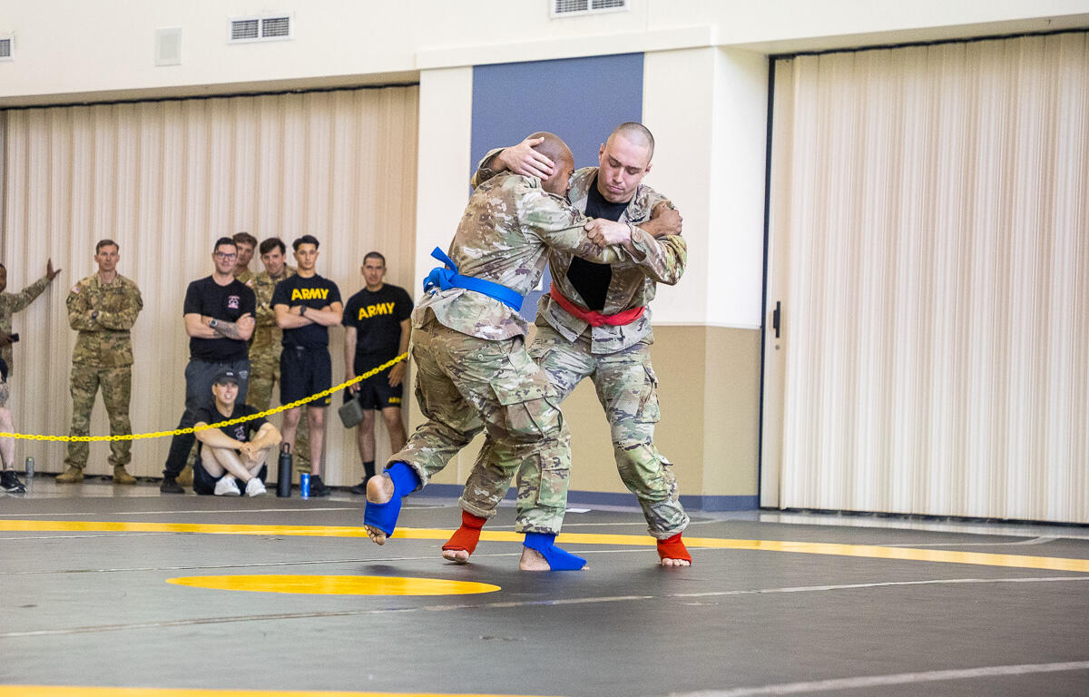 Combatives event during the Week of The Eagles on Fort Campbell on June 10, 2025. (Wesley Irvin)