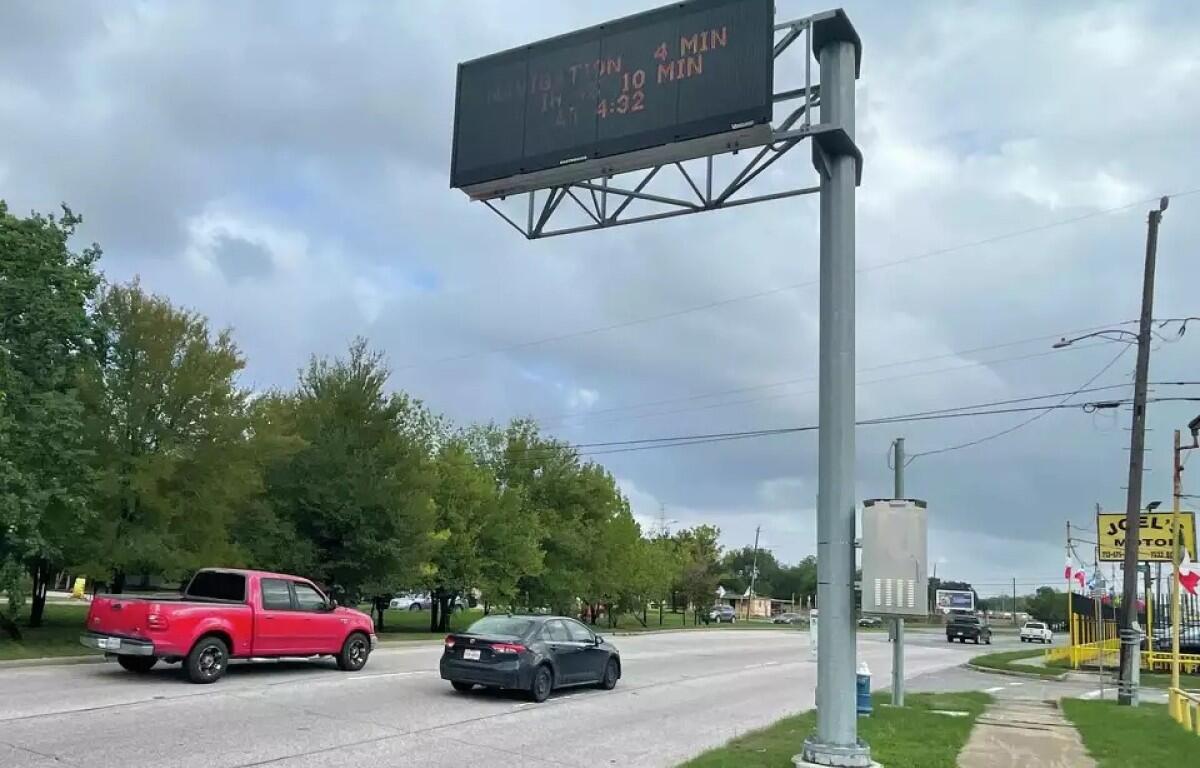 Dynamic Message Signs for motorists that will be installed on Wilma Rudolph Boulevard. (Contributed)