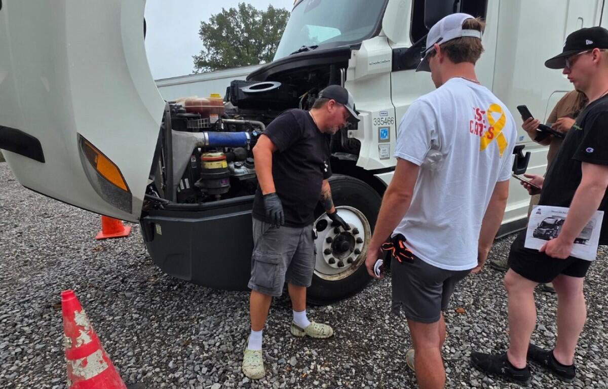 Students learn from the experts at Armored Trucking Academy. (Contributed)