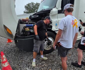 Students learn from the experts at Armored Trucking Academy. (Contributed)