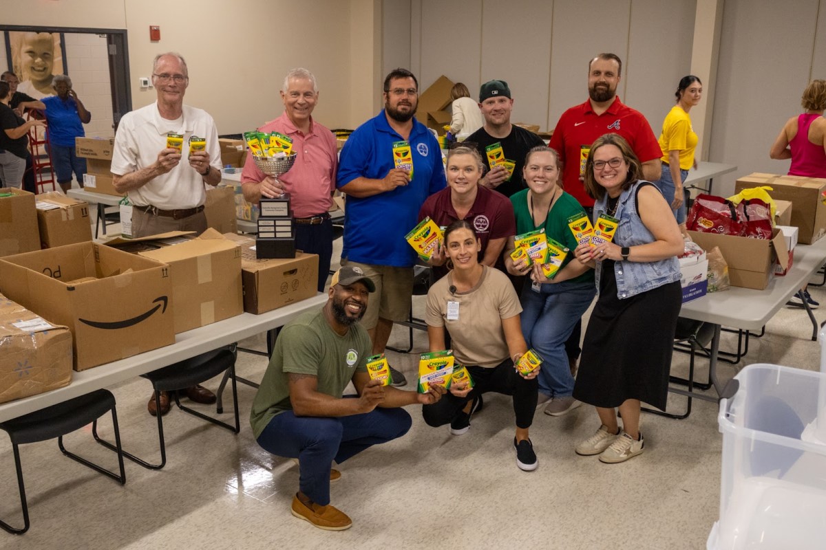 City of Clarksville workforce donates over 22,000 Crayola packages to Teachers Warehouse City of Clarksville workforce donates over 22,000 Crayola packages to Teachers Warehouse
