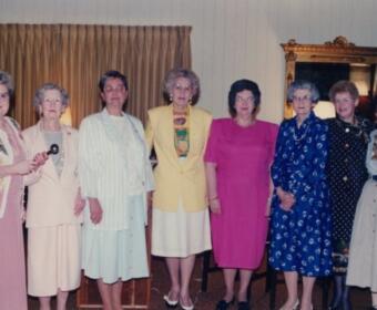 Clarksville Women's Club members in the 1980s. (Contributed)