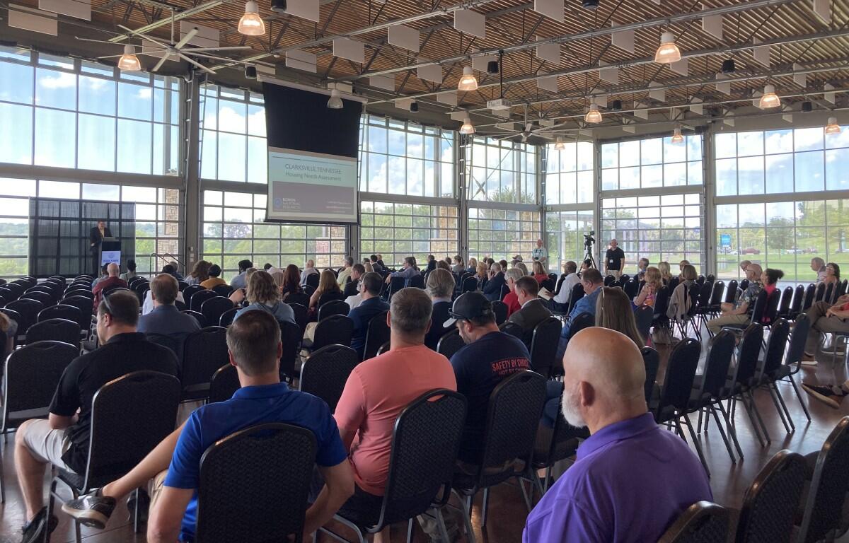 Housing Needs Assessment event held at Wilma Rudolph Event Center on July 29, 2025. (Christian Brown)