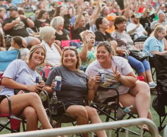 The Bon Jovi tribute band Crush performed during Downtown @ Sundown at Downtown Commons on July 11, 2025. (Hannah Hutchins)