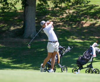 AJ Forsythe competes in the Hank Miles Junior City Am on June 13, 2024 (Knox Rives)