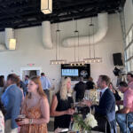 Attendees of the Red River Republican wine tasting on July 25.