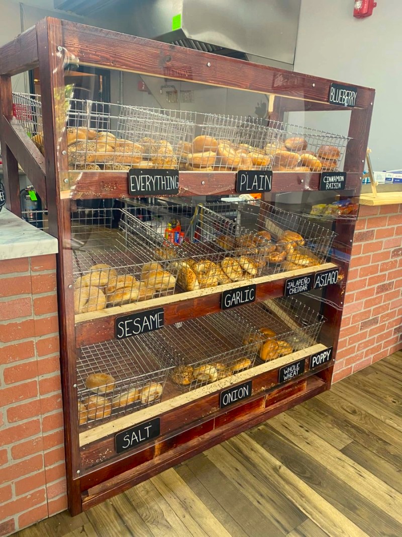 Bagels on display at Jersey Bagels. (Contributed)
