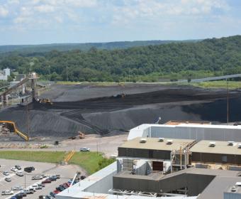 Coal, ready to be turned into electrical energy at the TVA Cumberland Fossil Plant in Cumberland City, Tennessee on July 16, 2025. (Lee Erwin)