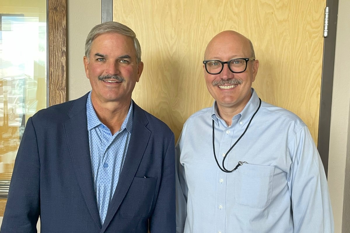 From the left, Charlie Koon and David Kells.