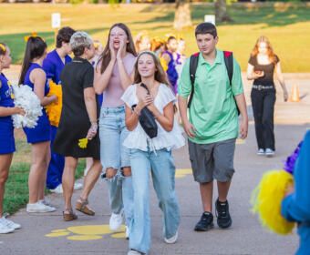 Clarksville High School first day of school on August 6, 2025. (Wesley Irvin)