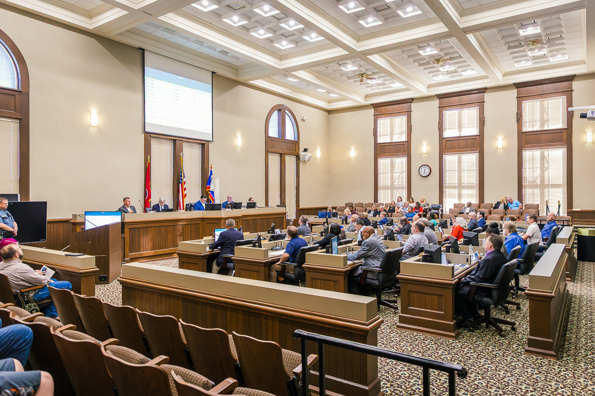 Montgomery County Commission on August 11, 2025. (Wesley Irvin)