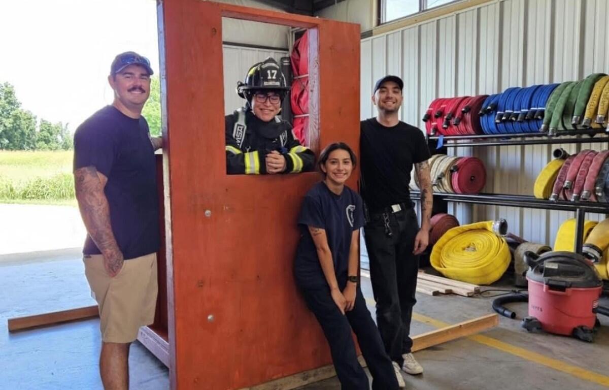 Peter Lopez built a "Denver prop" for the St. Bethlehem Volunteer Fire Department. (Contributed)