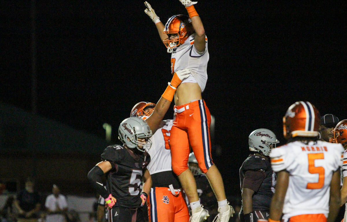 Parker Keenan as Kirkwood Football defeats West Creek on August 22, 2025 (Knox Rives)