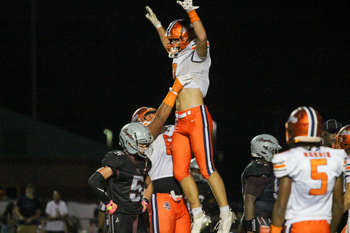 Parker Keenan as Kirkwood Football defeats West Creek on August 22, 2025 (Knox Rives)