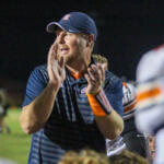 Coach Chad Watson as Kirkwood Football defeats West Creek on August 22, 2025 (Knox Rives)