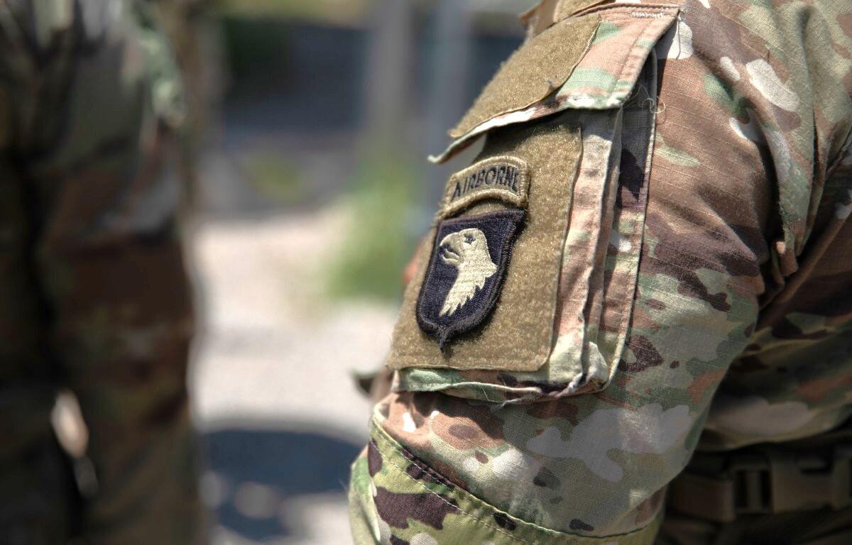 A 101st Airborne Division Screaming Eagle patch (US Army, contributed)