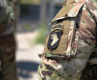 A 101st Airborne Division Screaming Eagle patch (US Army, contributed)