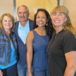 From the left, Betty Burchett, Charlie Koon, Renee Bruens and Jill Moore.