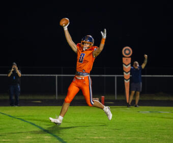 Parker Keenan during Kirkwood High School vs. East Robertson on September 19, 2025. (Wesley Irvin)